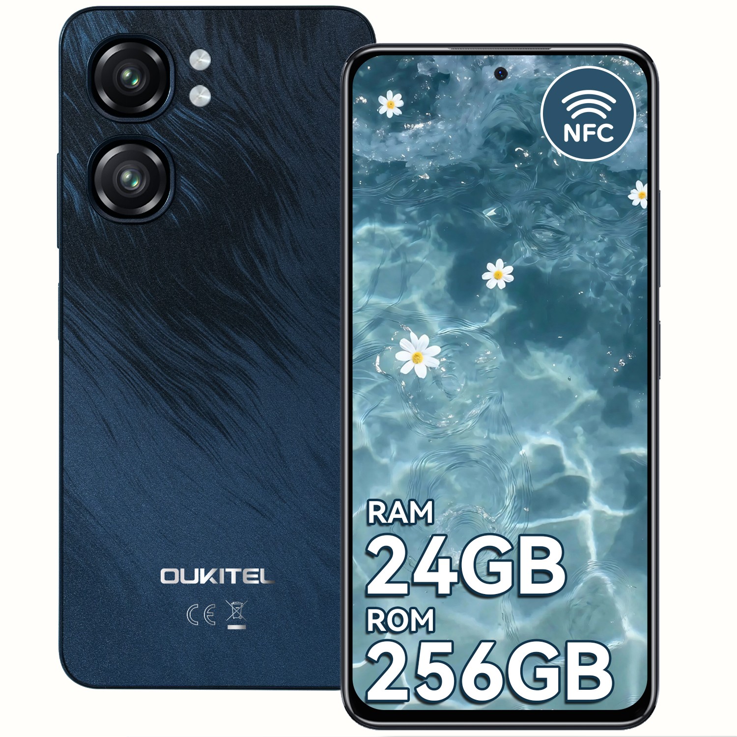OUKITEL C58 Pro Cell Phone 24GB+256GB/1TB 5150mAh 6.7″ HD+ 90HZ NFC T-Mobile