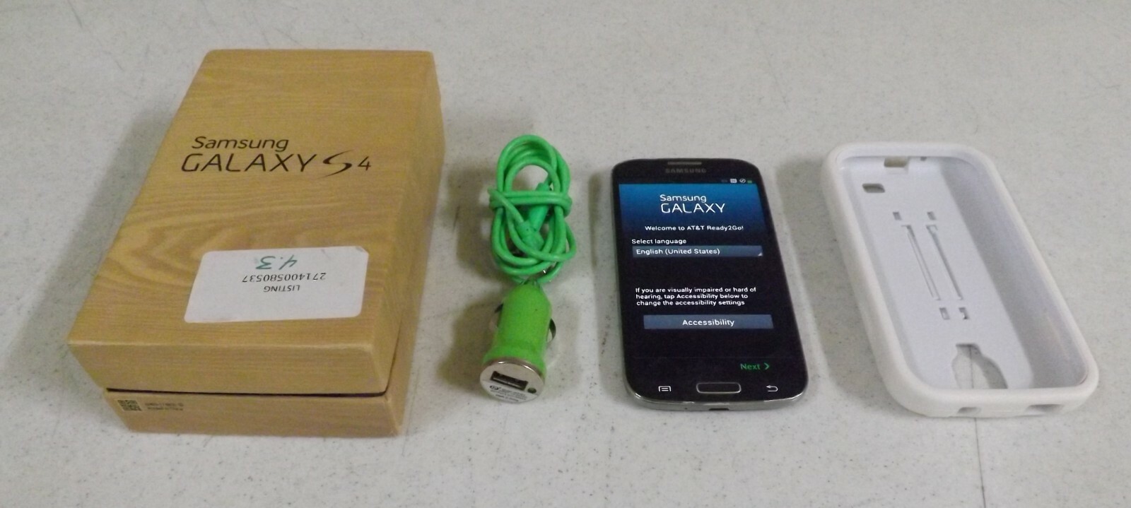 Samsung Galaxy S4 16GB T-Mobile AT&T SGH-M919 Smartphone Clean ESN Not Workin