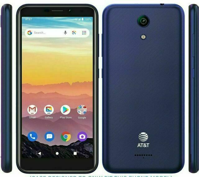 New AT&T CALYPSO (U318AA) 16GB 5.5″ Blue Android 10 LOCKED Smartphone