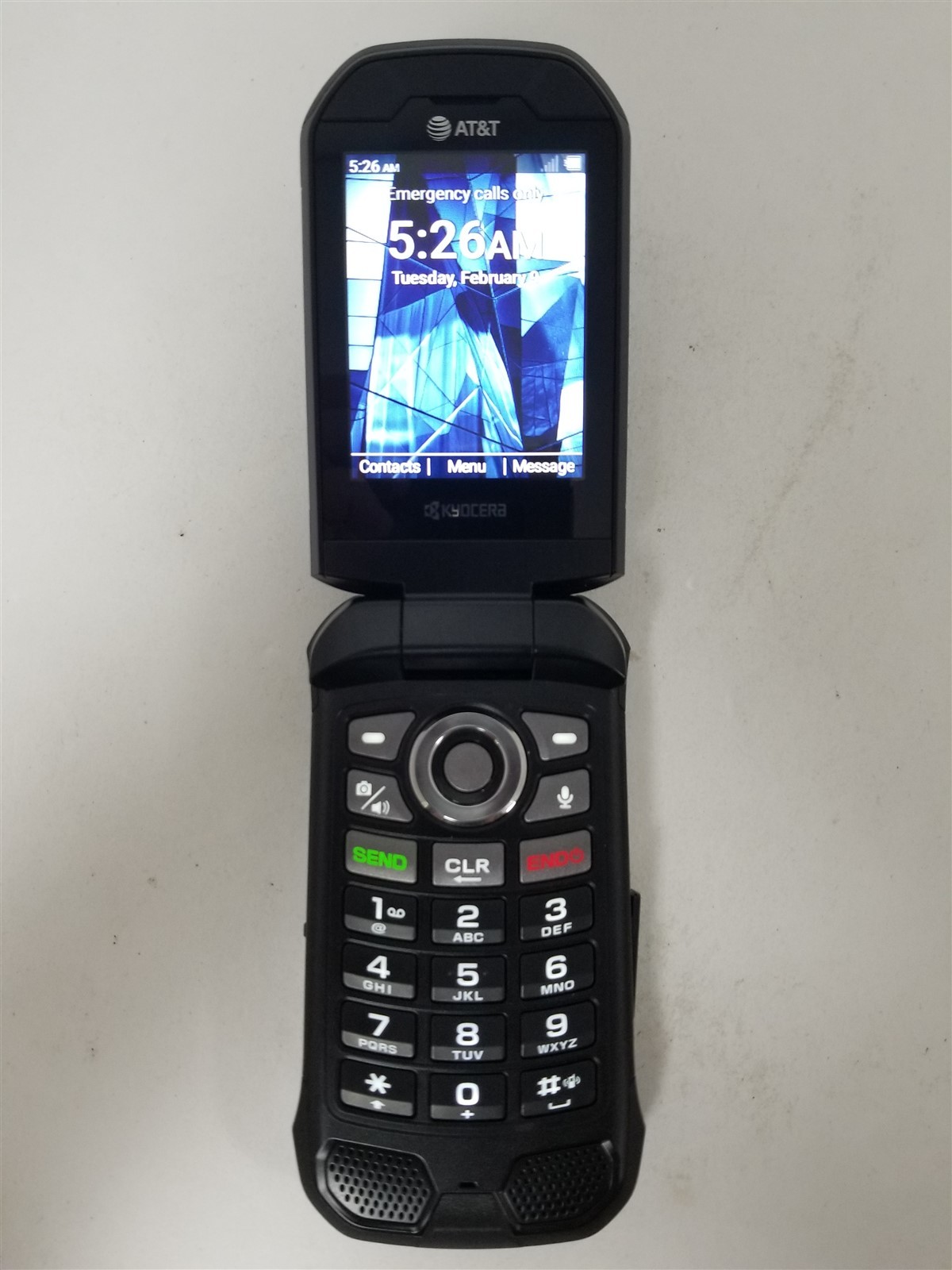 Kyocera DuraXE 16GB Black E4830 (AT&T) Good Android Phone zG3264