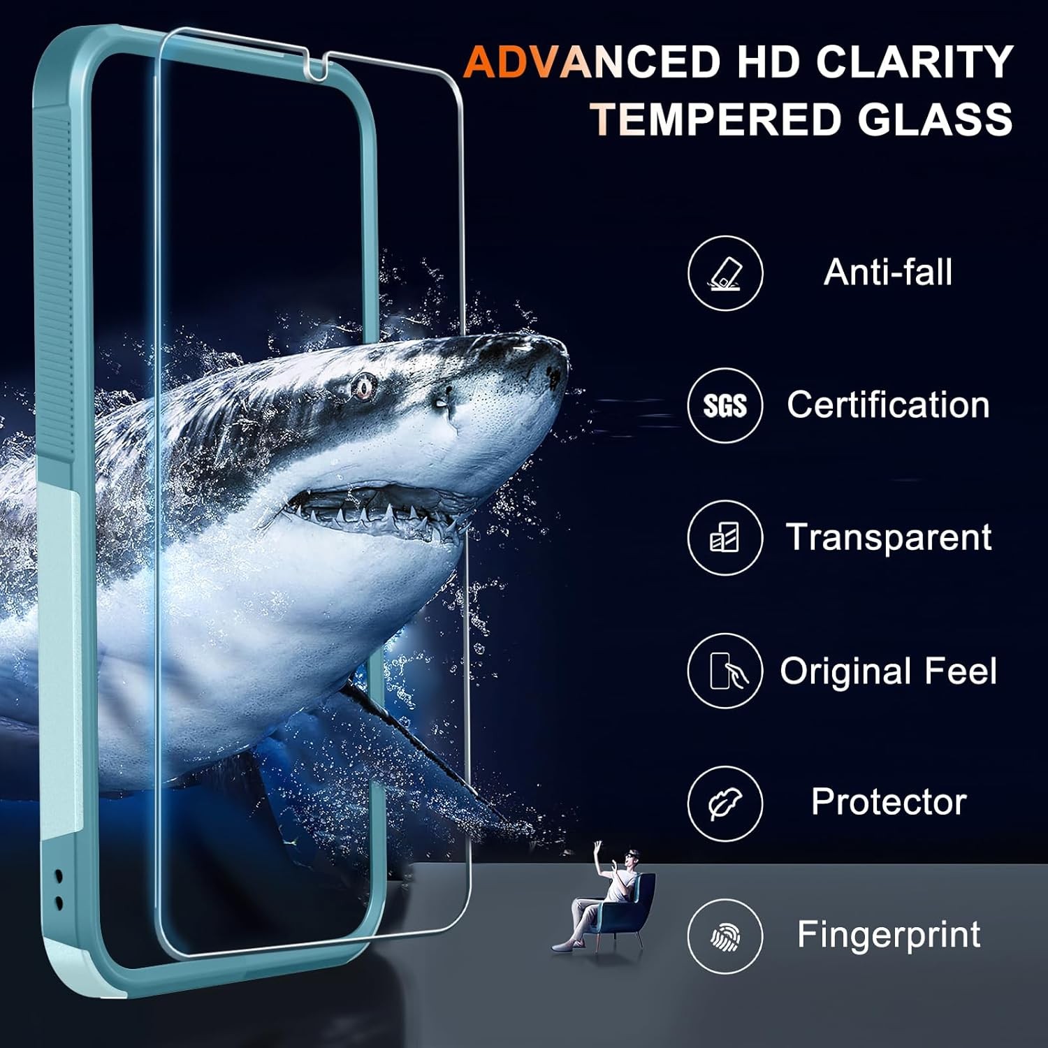 Mint Green Heavy Duty Case for Samsung Galaxy S26 with Screen Protector & Lens C