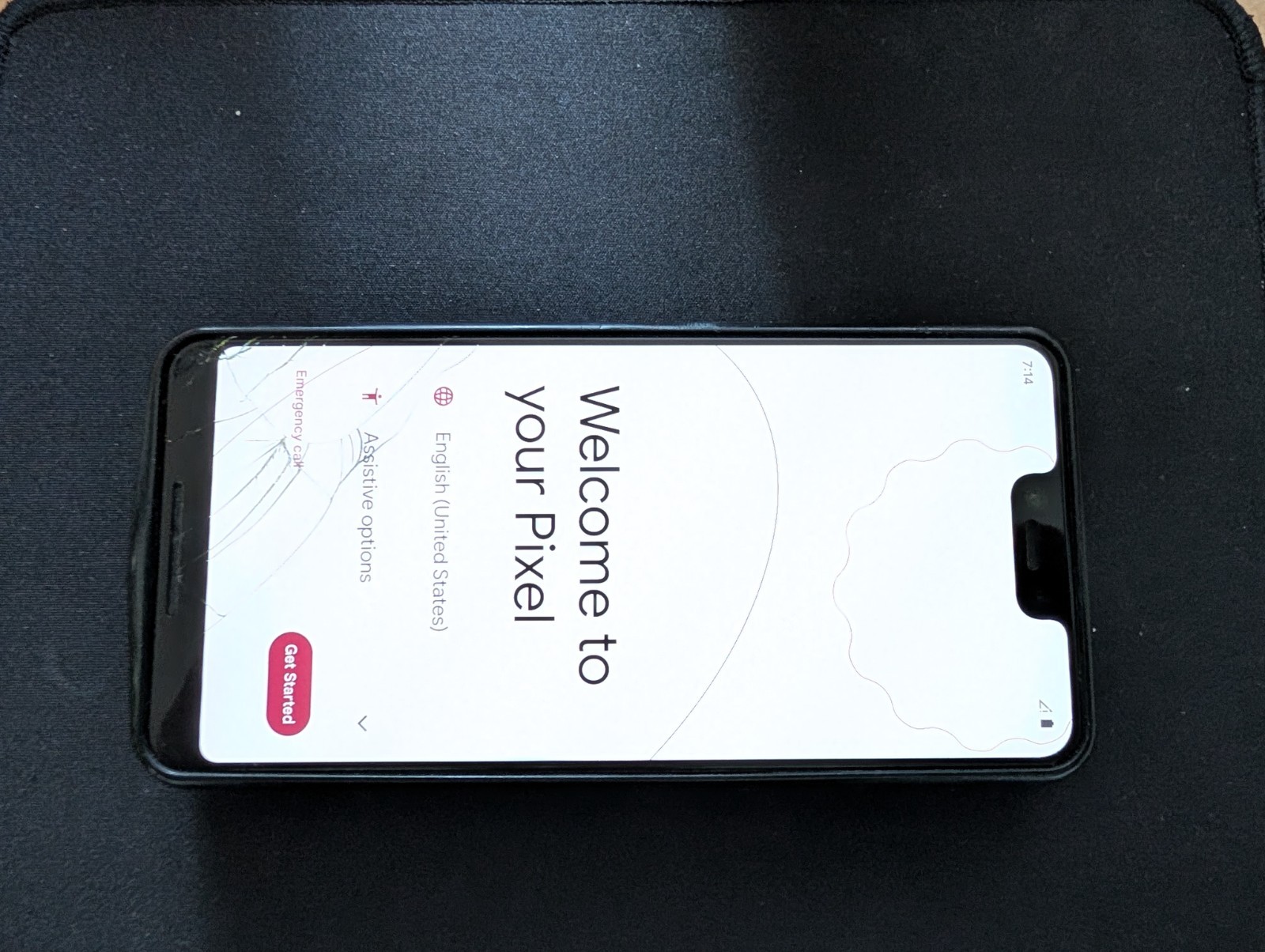 Google Pixel 3 XL 128GB Unlocked Working Cracked Screen