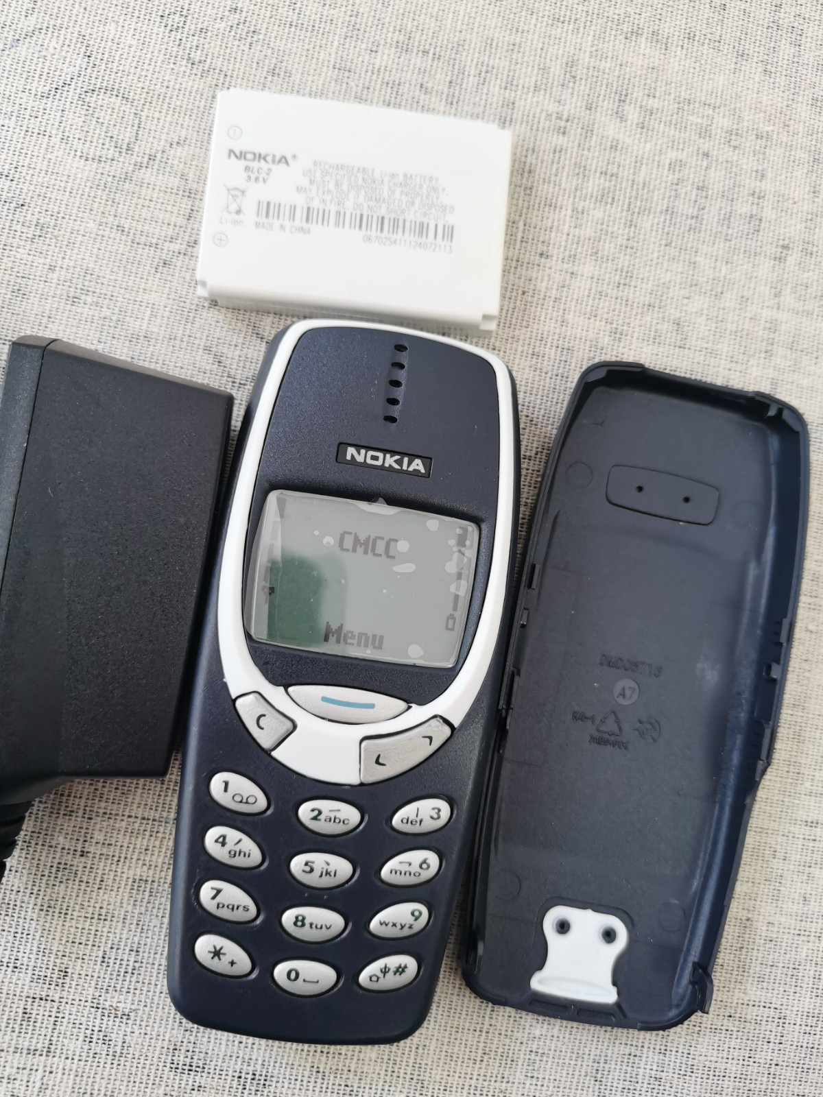 Nokia 3310 Blue Unlocked 2G GSM 900/1800 Good Quality Cellular Phone
