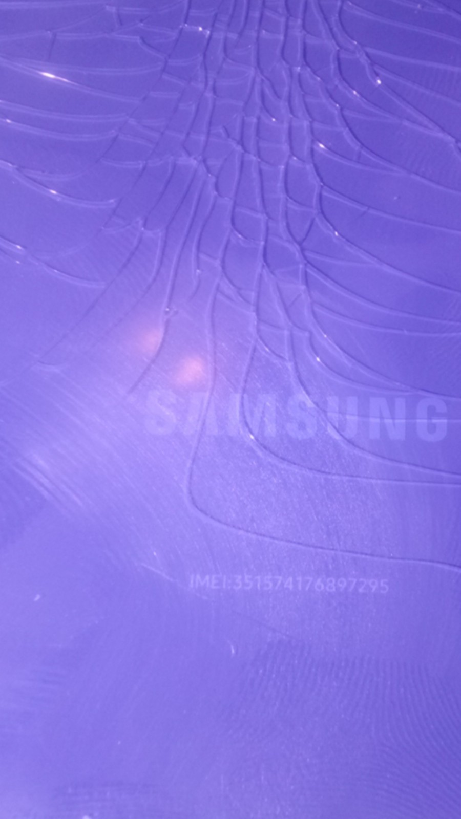 Samsung Purple Bar Smartphone Triple Camera