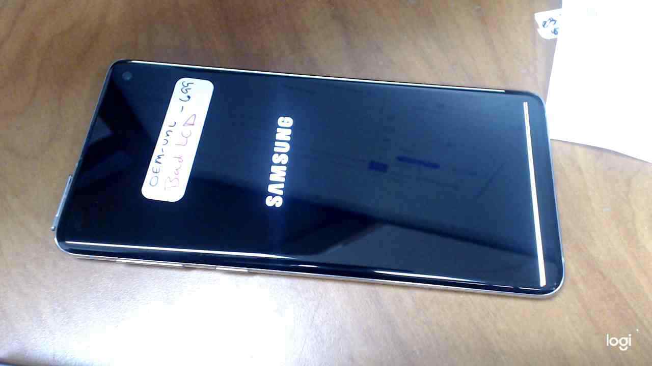 Samsung Galaxy S10 SM-G973U – 128GB White Unlocked Line and DEAD PIXEL 699