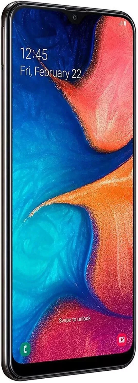 Samsung Galaxy A20 SM-A205U 32GB+3GB Black 6.4″ Unlocked Smartphone-New Sealed