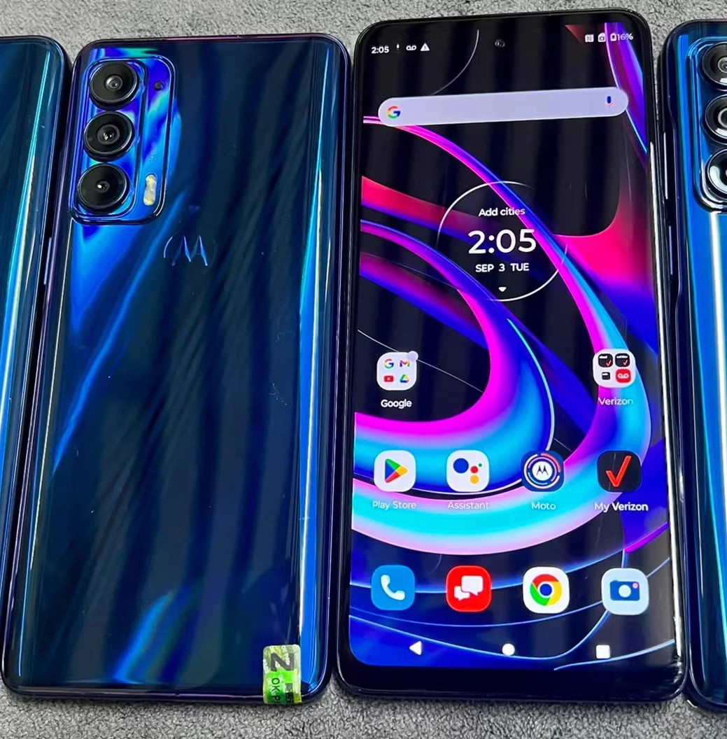 Motorola Moto Edge 5G 2021 XT2141 256GB Nebula Blue Verizon Unlocked OPEN BOX