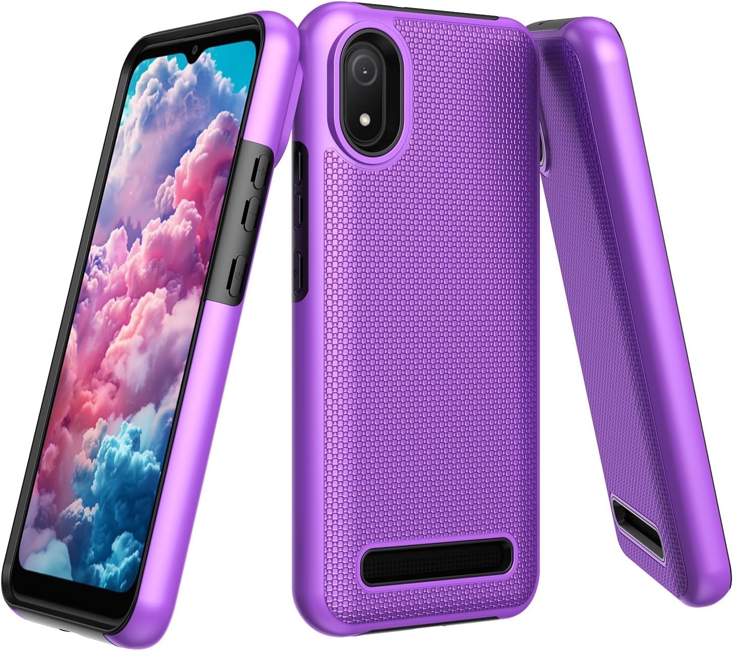 Cloud Mobile Stratus C8 Case with Screen Protector, Dual Layer Shockproof Protec
