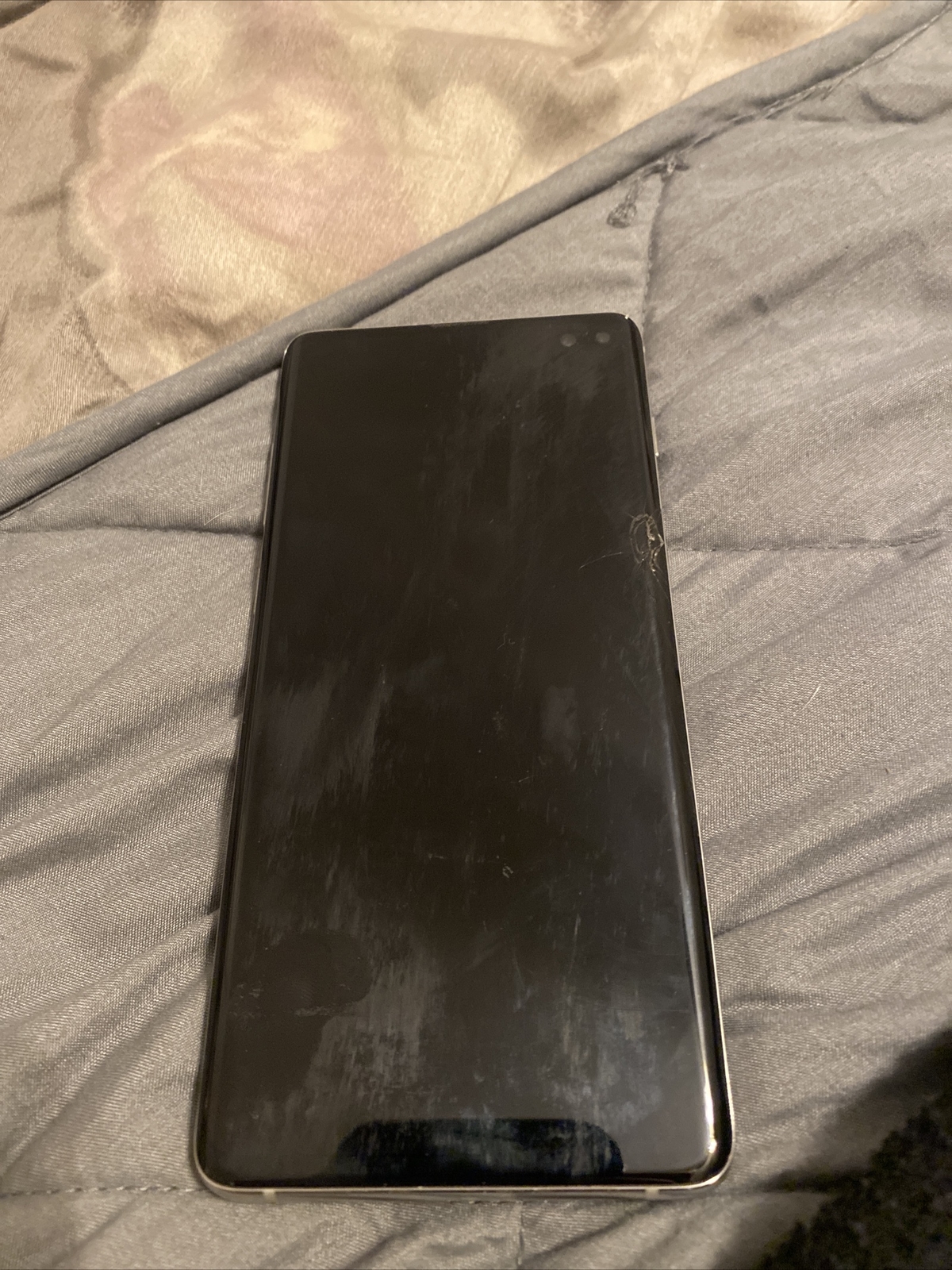 Samsung Galaxy S10+ SM-G975U – 128GB – Prism Blue (Unlocked) (Single SIM)