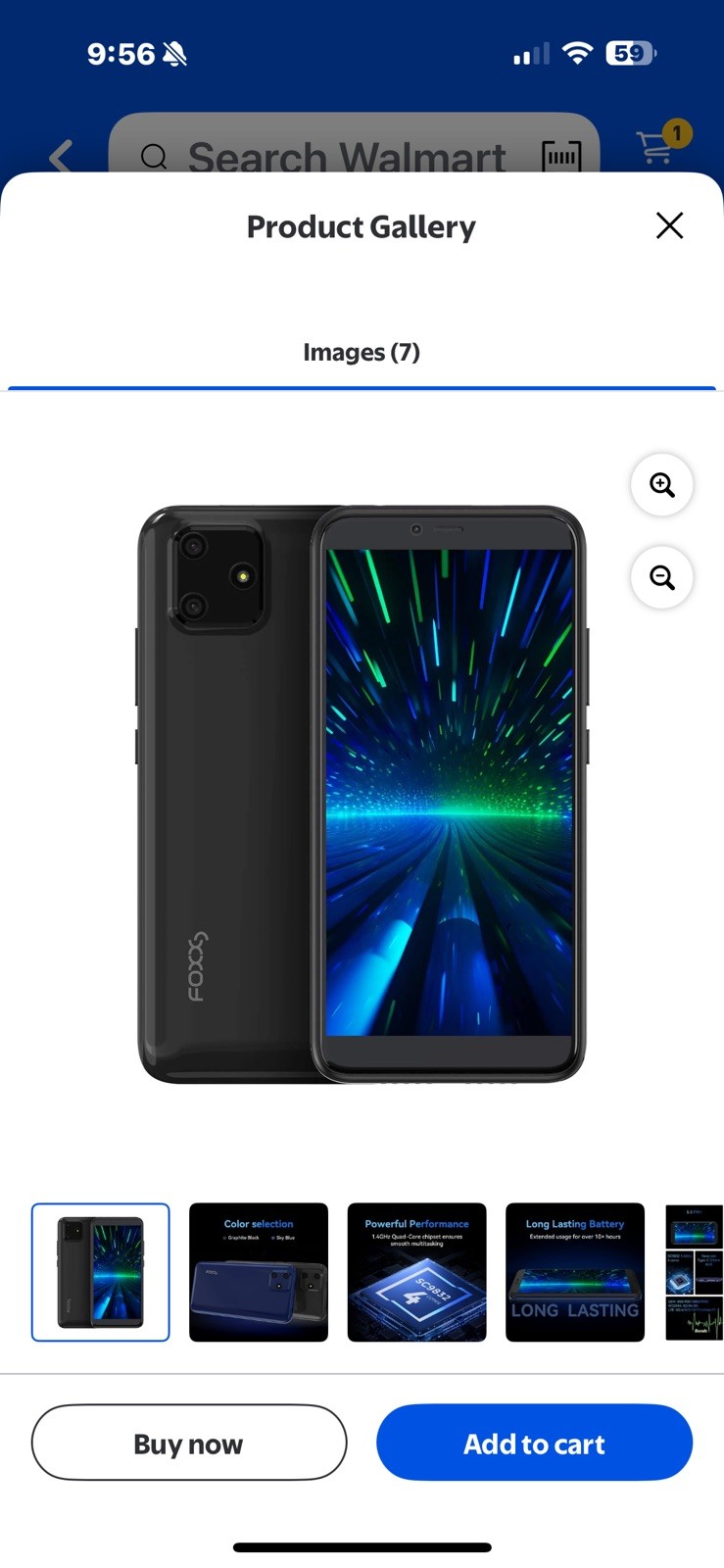 FOXXD Unlock A56 Smartphone: 5.5-inch Screen 2GB RAM + 16GB Storage 2MP Camera