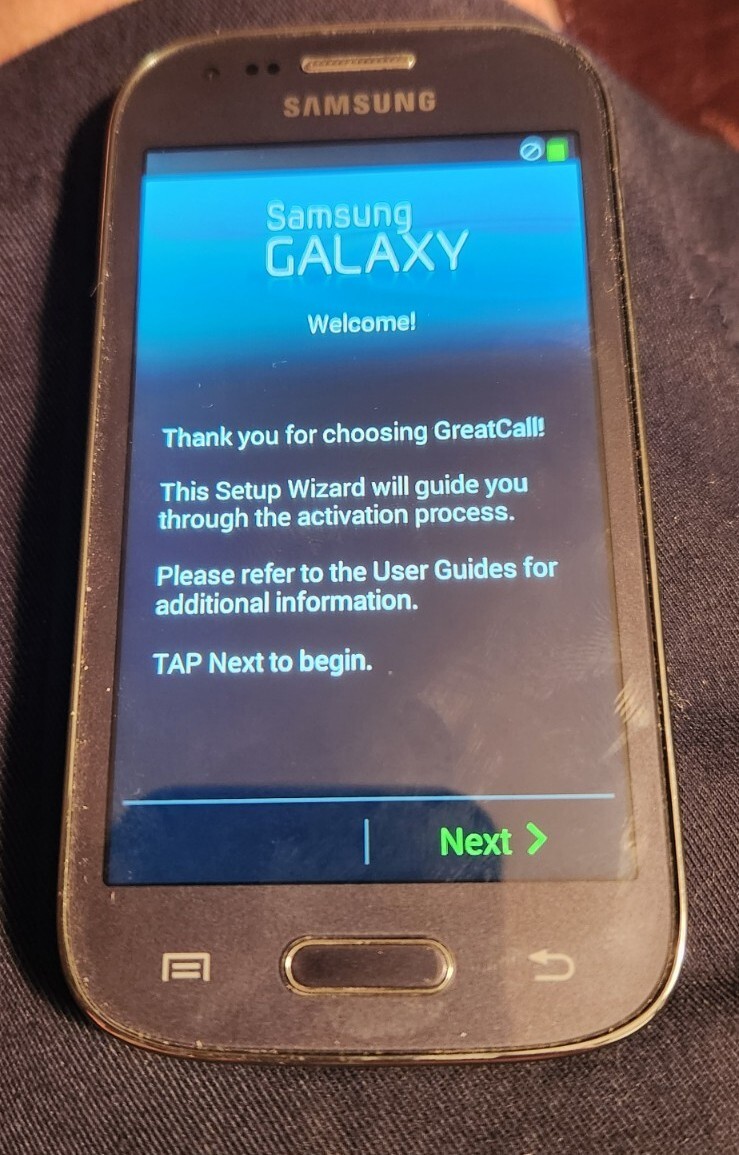 Samsung Greatcall SM-G310R5 Cell Phone Used Smartphone Android