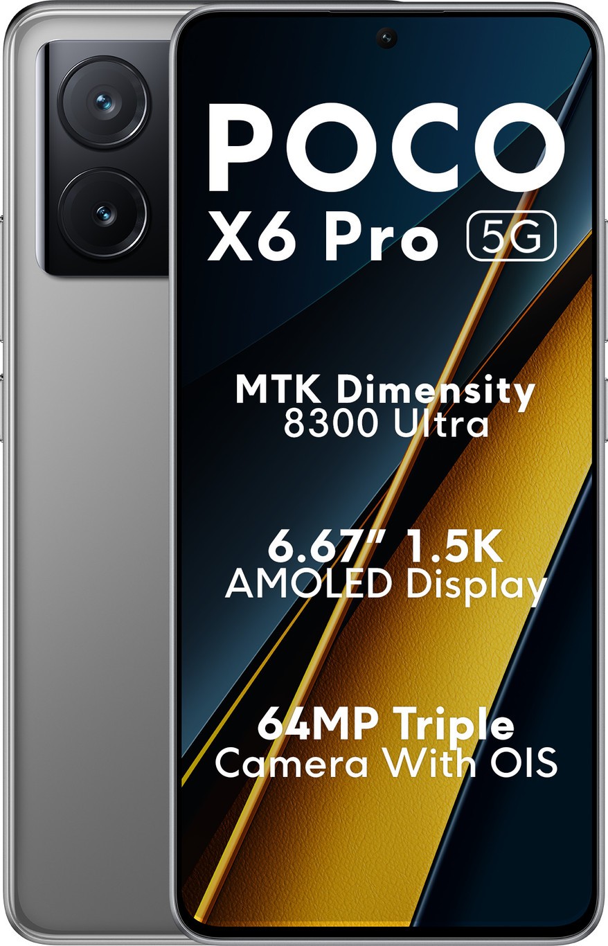 POCO X6 Pro 5G (Racing Grey, 512 GB) (12 GB RAM)