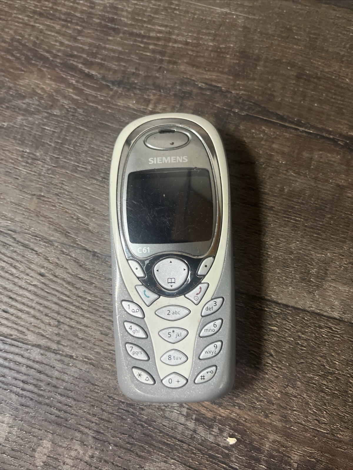 Siemens C61 Cellphone, For Parts, Silver