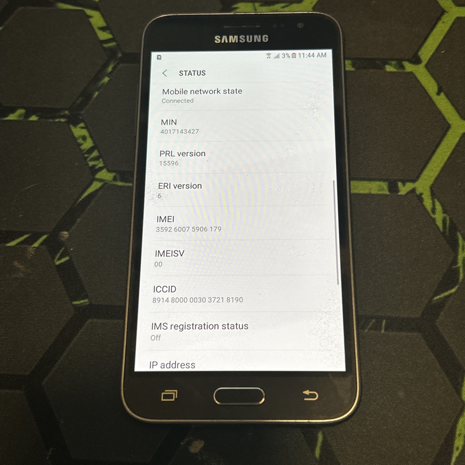 Samsung SM-J320V Galaxy J3 Verizon Smartphone