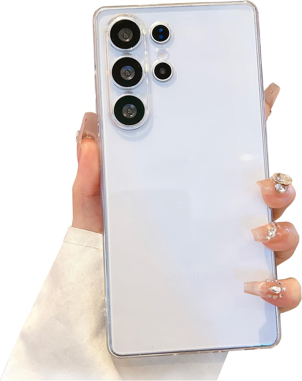 Clear Case for Samsung Galaxy S25 Ultra, Soft Slim Glossy Funda Capa, Thin Desig