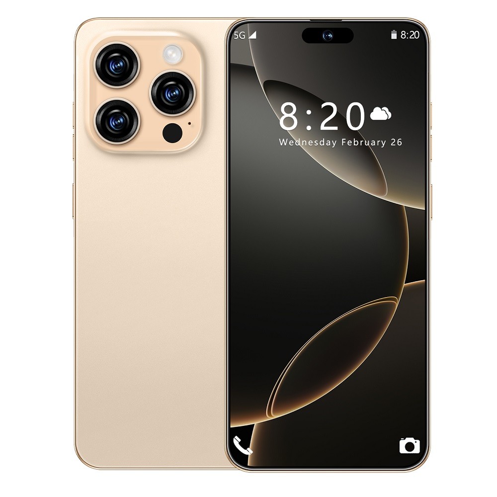 2026 G16 Pro Max 8+256GB 5G Unlocked Smartphone Android 15 Phone Dual SIM Mobile