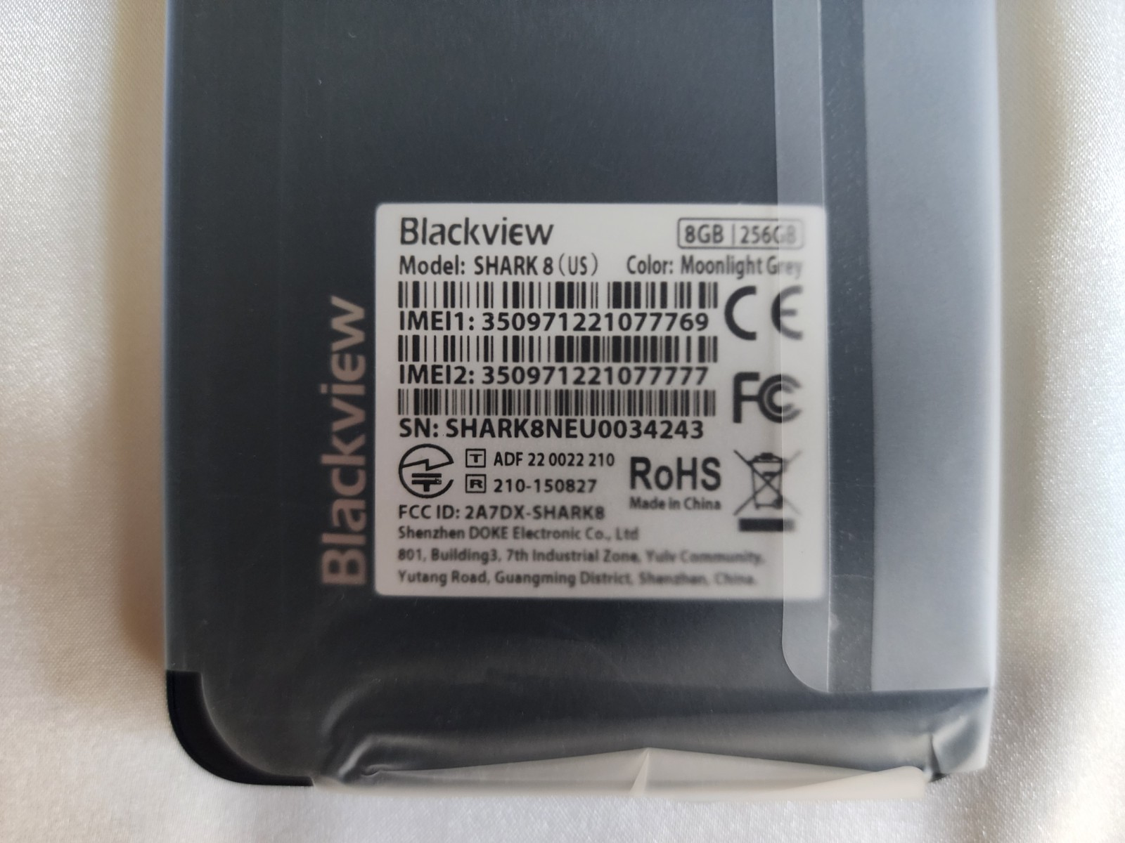 Blackview SHARK 8 Smartphone 16GB+256GB 6.78″ 2.4K Android 13 5000mAh 64MP NFC