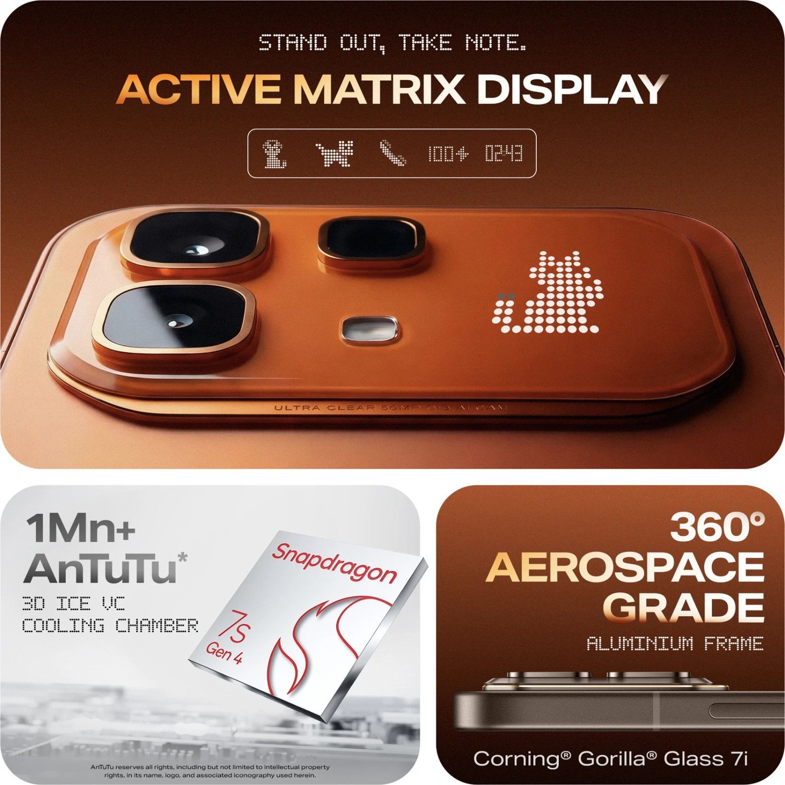 Infinix NOTE 60 Pro ( Brown, 256GB 8 GB RAM) Snapdragon 7s NFC Global Version.