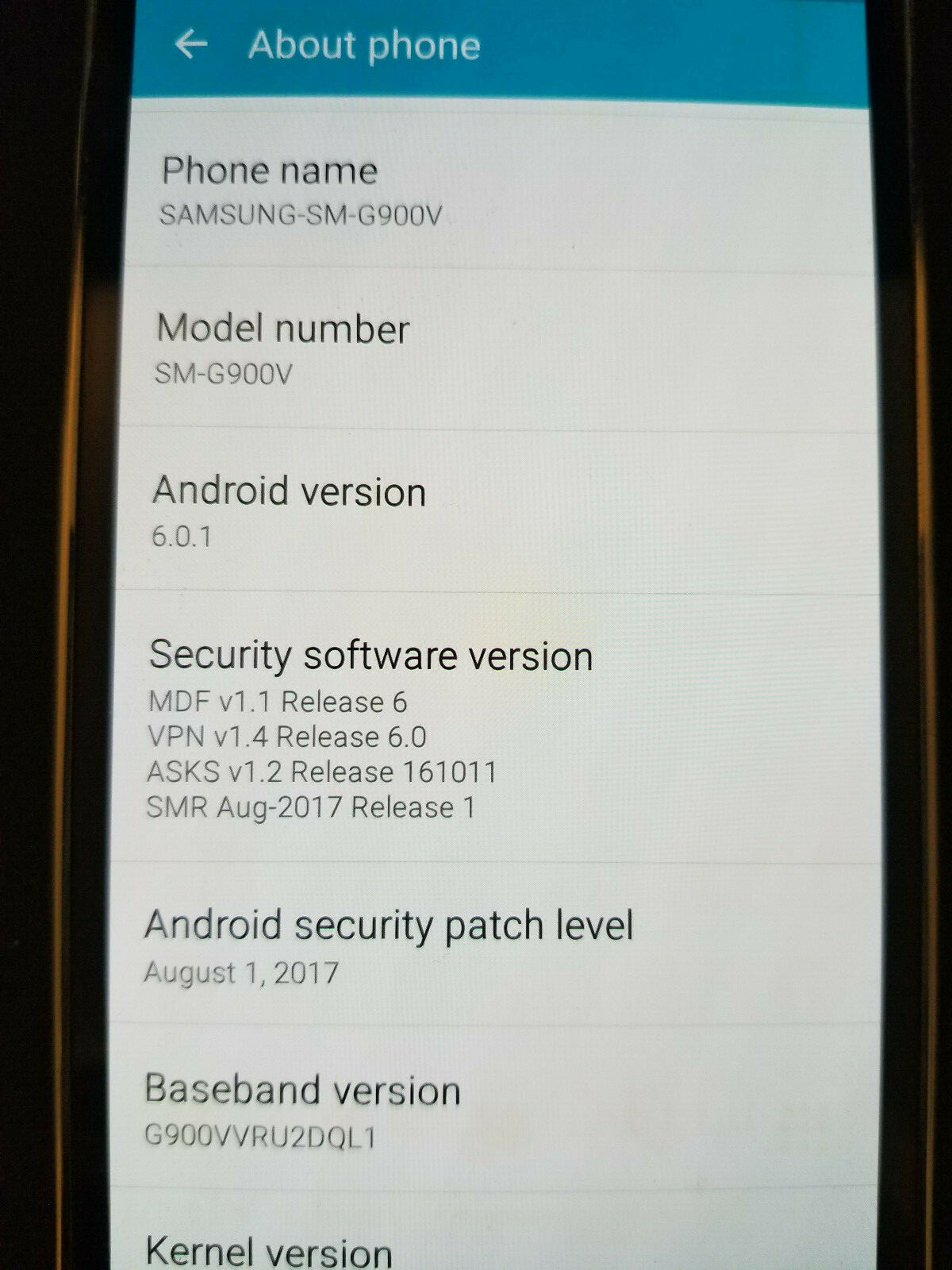 Samsung Galaxy S5 SM-G900V – 16GB – Charcoal Black (Verizon) Smartphone