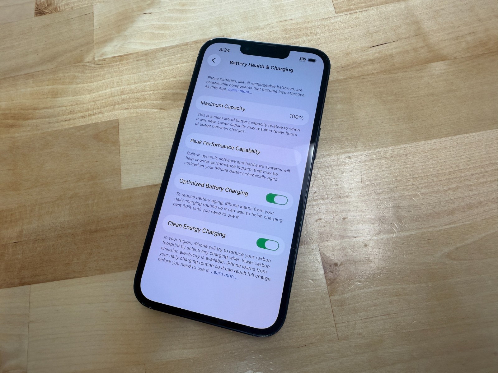 Apple iPhone 13 Midnight Blue 128GB A2482 (Cricket Wireless Carrier)