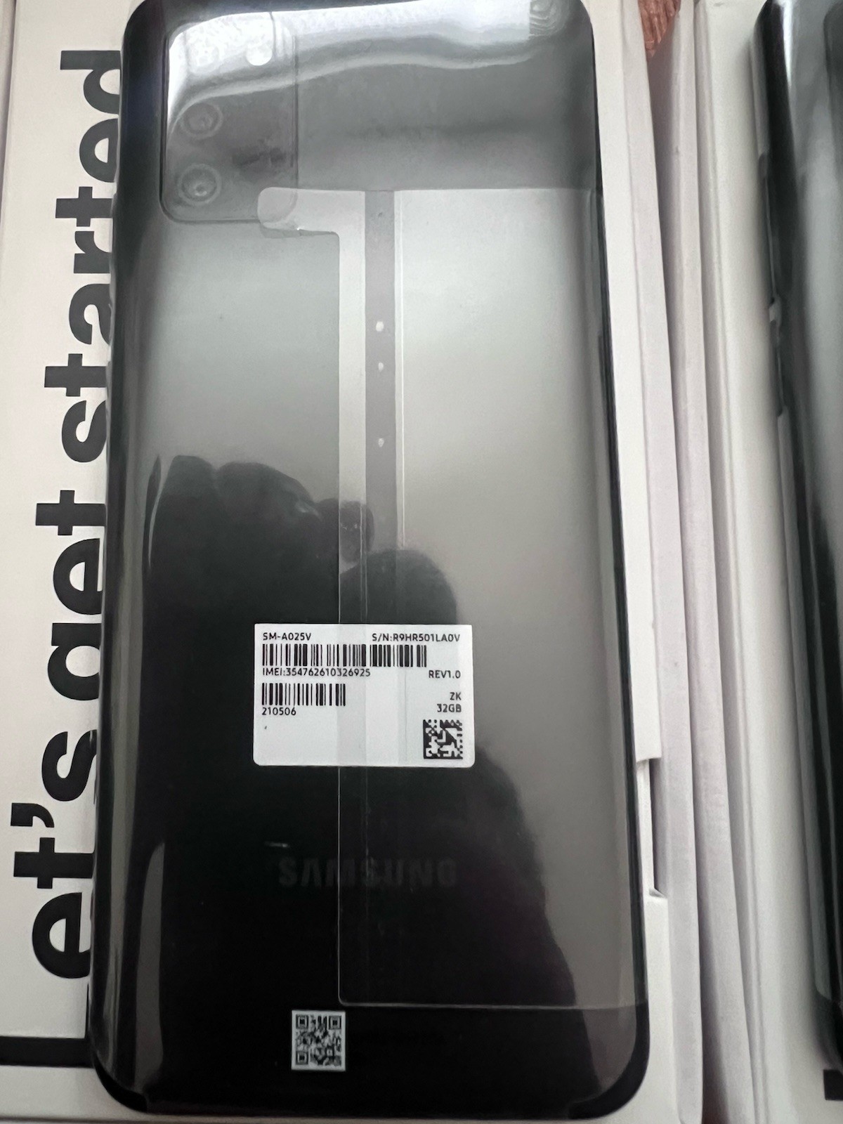 Samsung Galaxy A02S ~ 32GB – Black (NEED ACTIVATION)