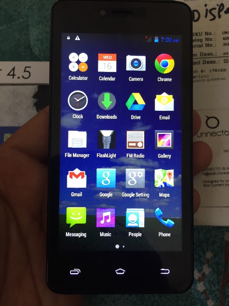 Unnecto Air 4.5 – Unlocked Gray (FOR PARTS AS-IS ONLY)