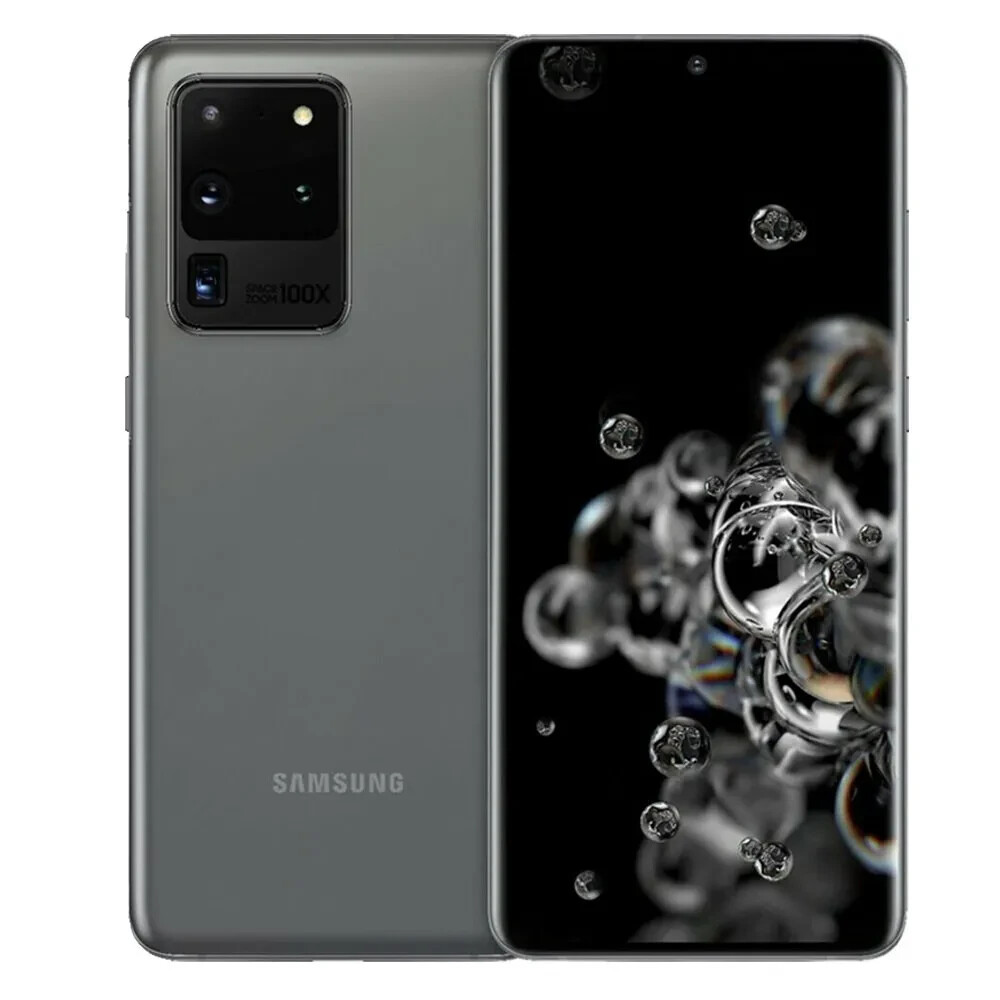 Samsung Galaxy S20 Ultra 5G SM-G988U 128GB 512GB factory unlocked Smartphone A+