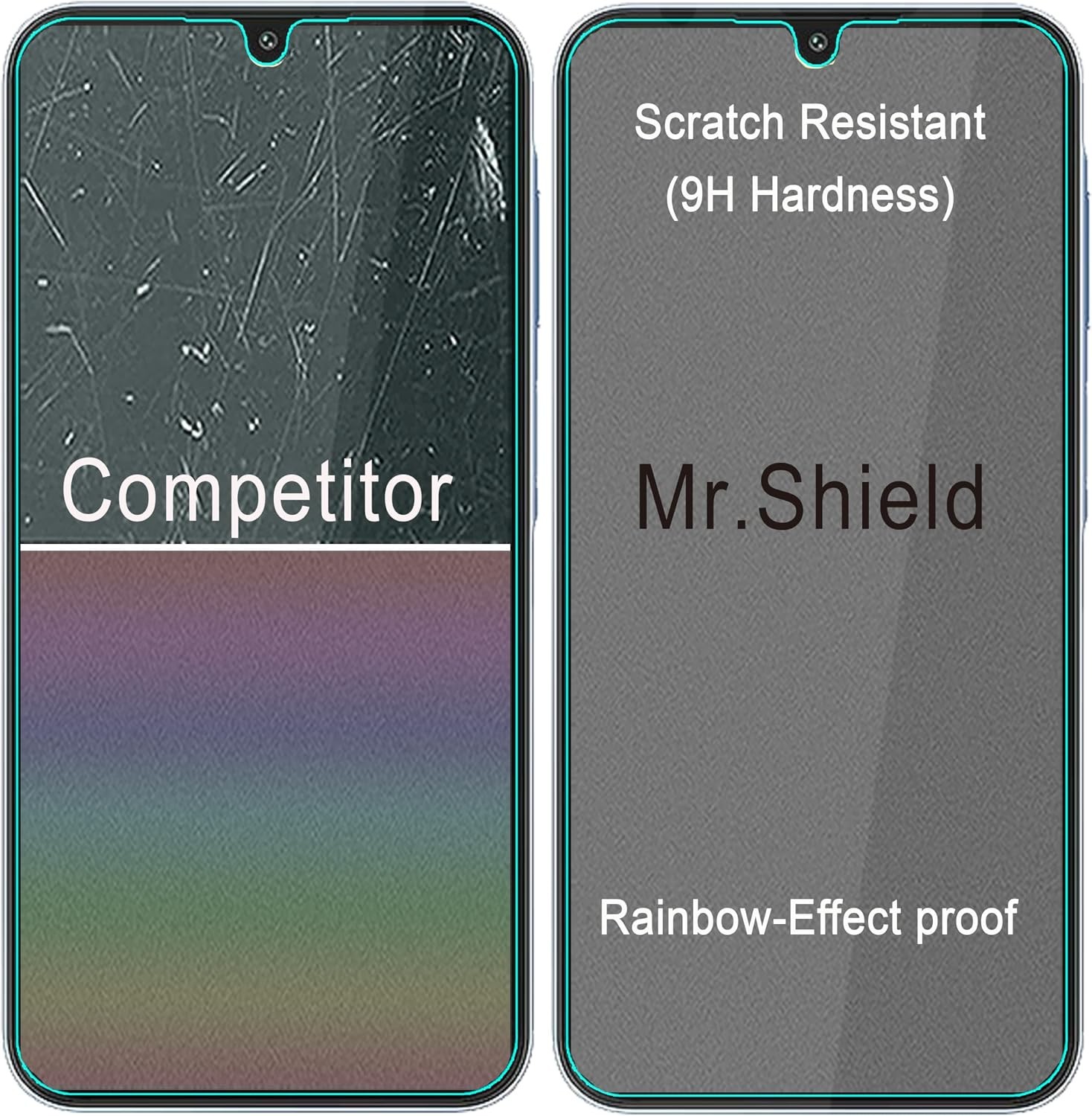 Tempered Glass Screen Protectors 3-Pack for Samsung Galaxy A16 4G & 5G – 9H Hard