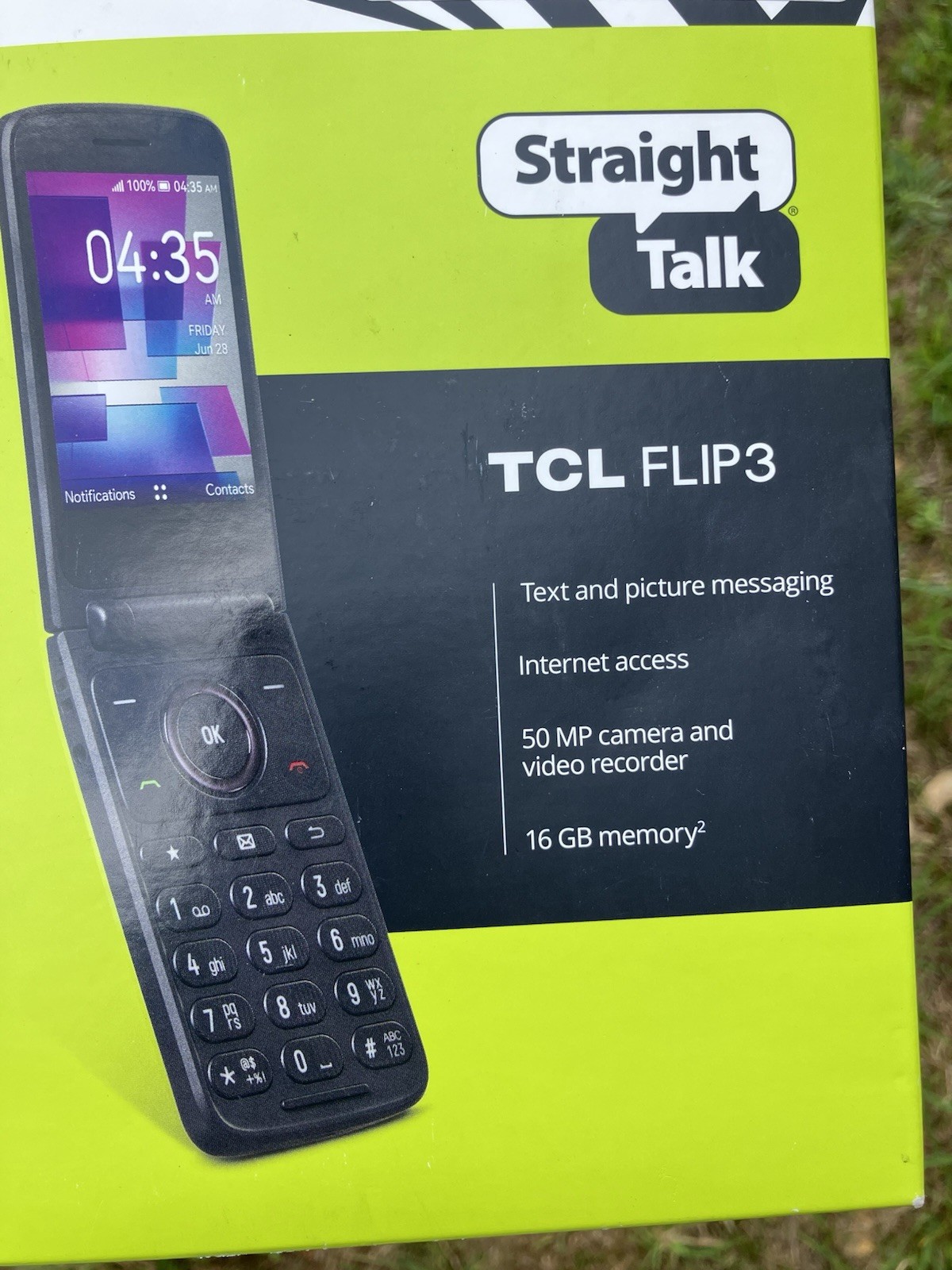 Straight Talk TCL Flip 3 Prepaid Cell Phone 16GB New Sealed – Buy More Save More