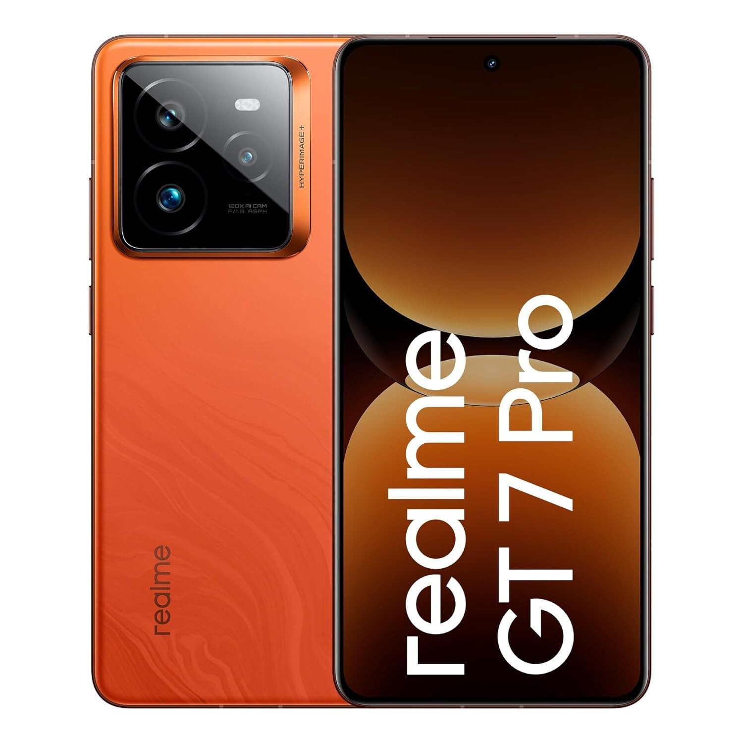 realme GT 7 Pro- RealWorld Eco² OLED Plus Display-256GB STORAGE-GLOBAL-ORANGE