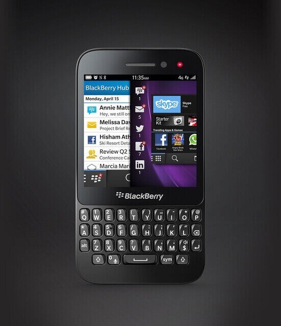 95% NEW Blackberry Q5 4G LTE 8GB ROM QWERTY Keyboard BlackBerryOS SmartPhone