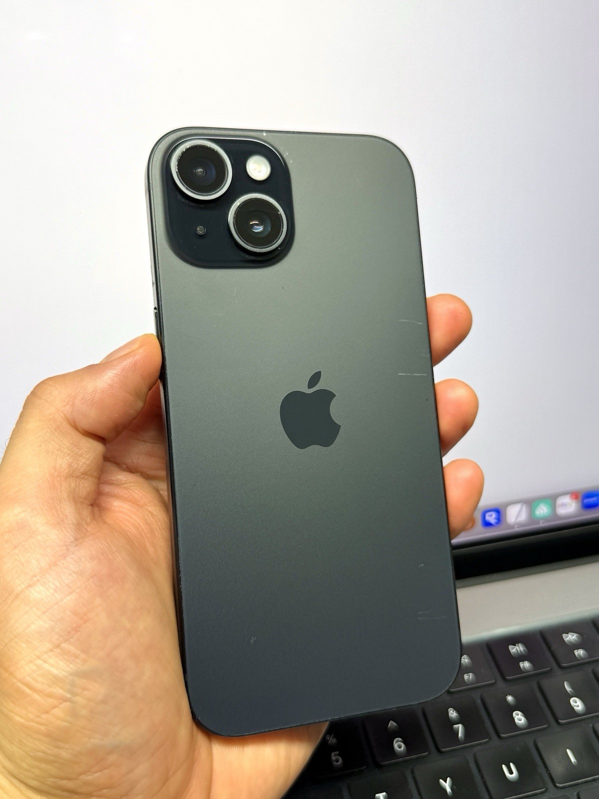 Apple iPhone 15 (90% Batt) Factory Unlocked 128GB Black #24828
