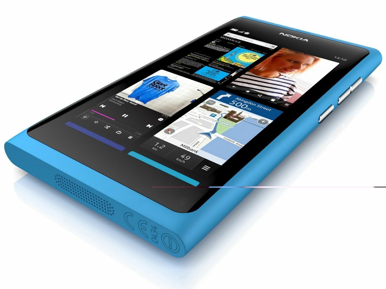 Nokia N9 Lankku N9-00 3G WIFI Phone 8MP Camera 3.9″ Original 16GB Storage