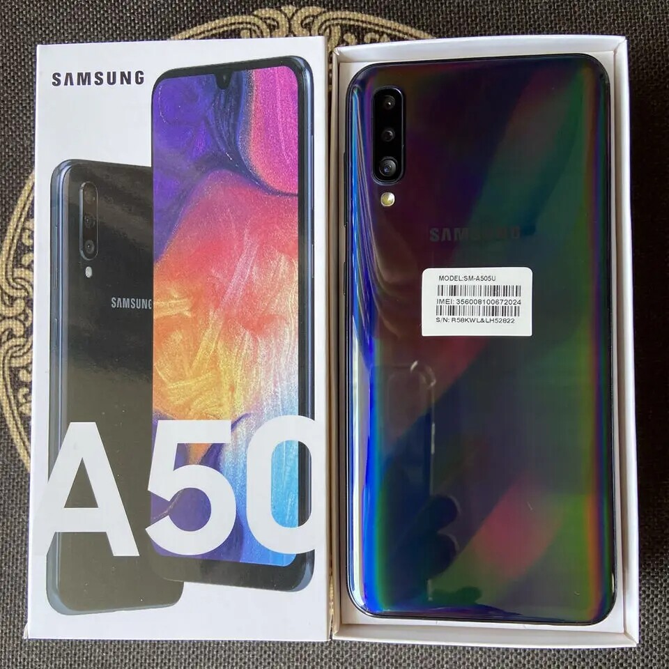Samsung Galaxy A50 SM-A505U 64GB+4GB 4G Unlocked Android Smartphone New Sealed
