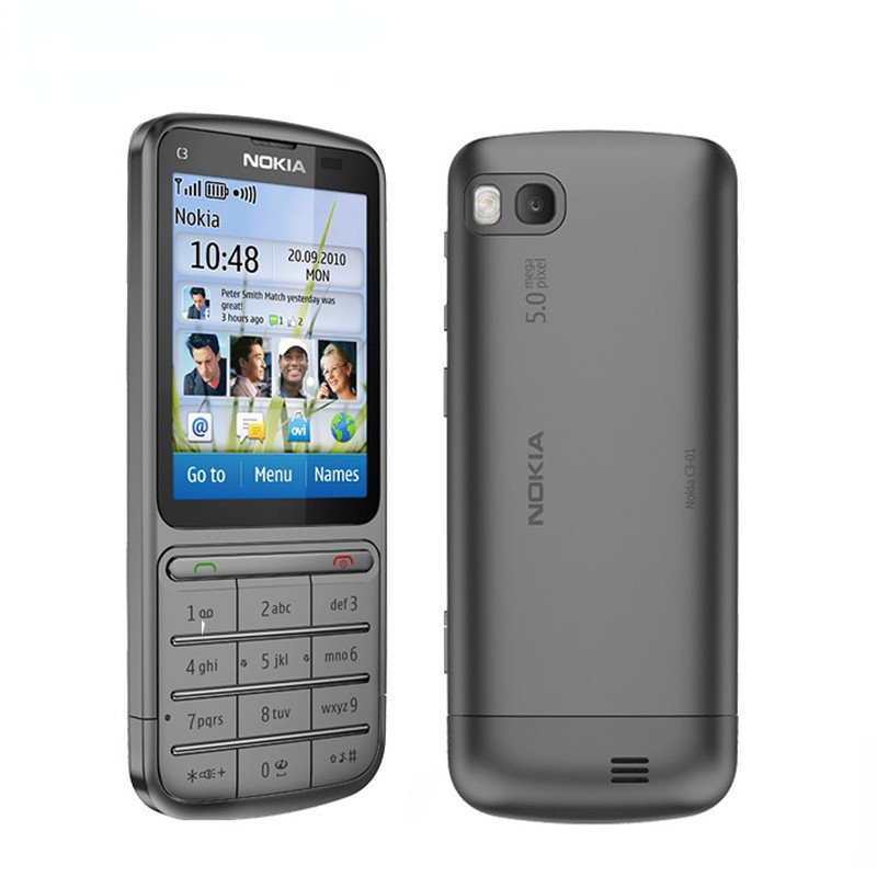 Nokia C3-01 Touch and Type 3G Mobile Phone 5MP 1050mAh WIFI Bluetooth