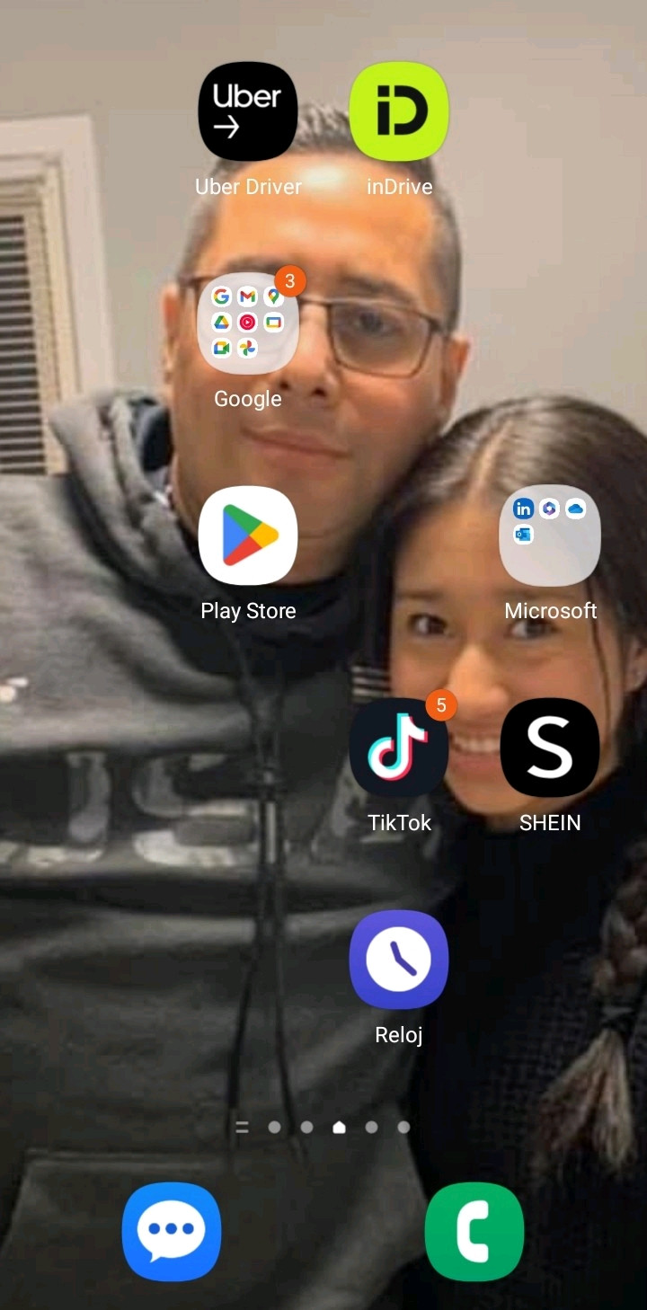 2 cell phones with the tiktok app