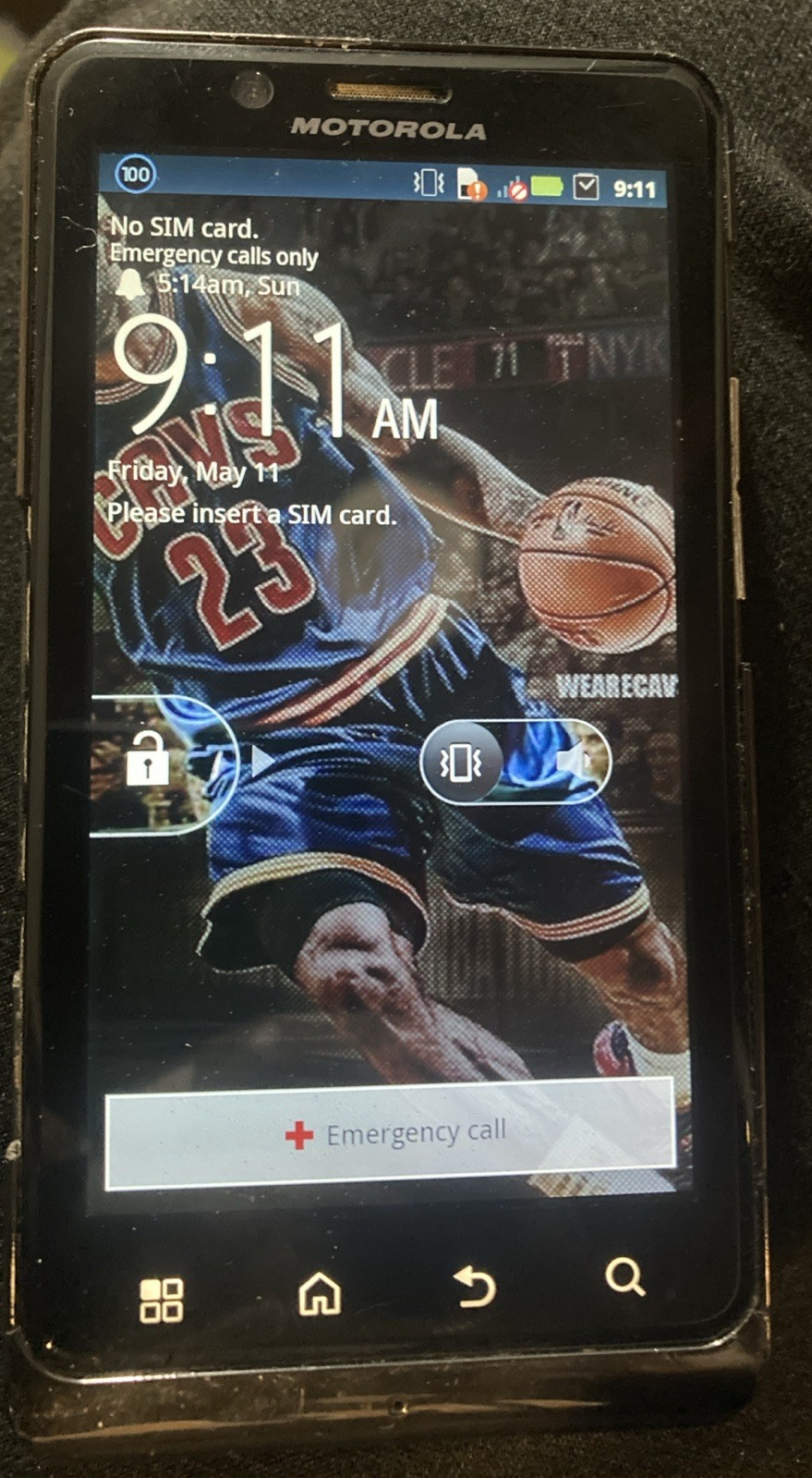 Motorola Droid Bionic Black (Verizon) Smartphone Cell Phone 4G XT875. No 🔌