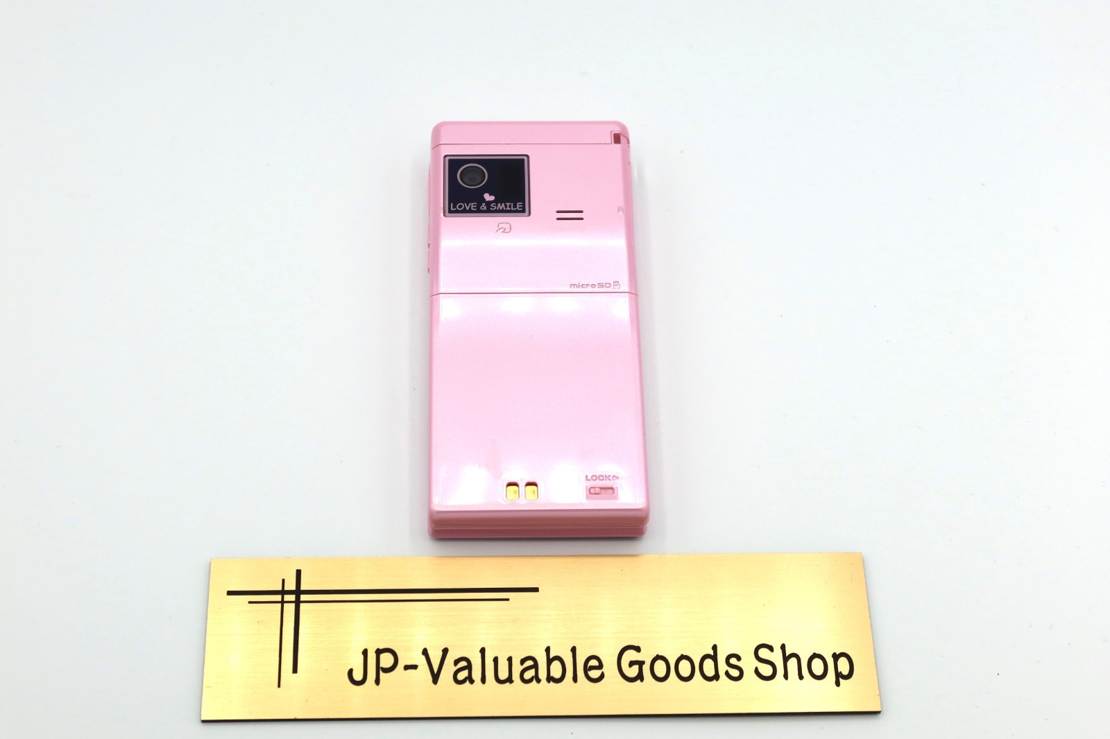[B] Fujitsu F-06D Style Series Flip Nicola Girls’ Happy Pink Limited Item Japan