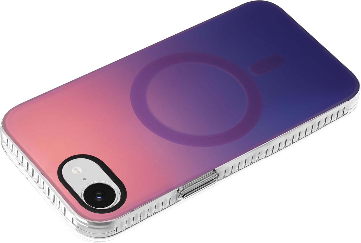 1. For iPhone 17e 16e Phone Case – Purple Ombre – Ultra-Slim Shockproof Bumper