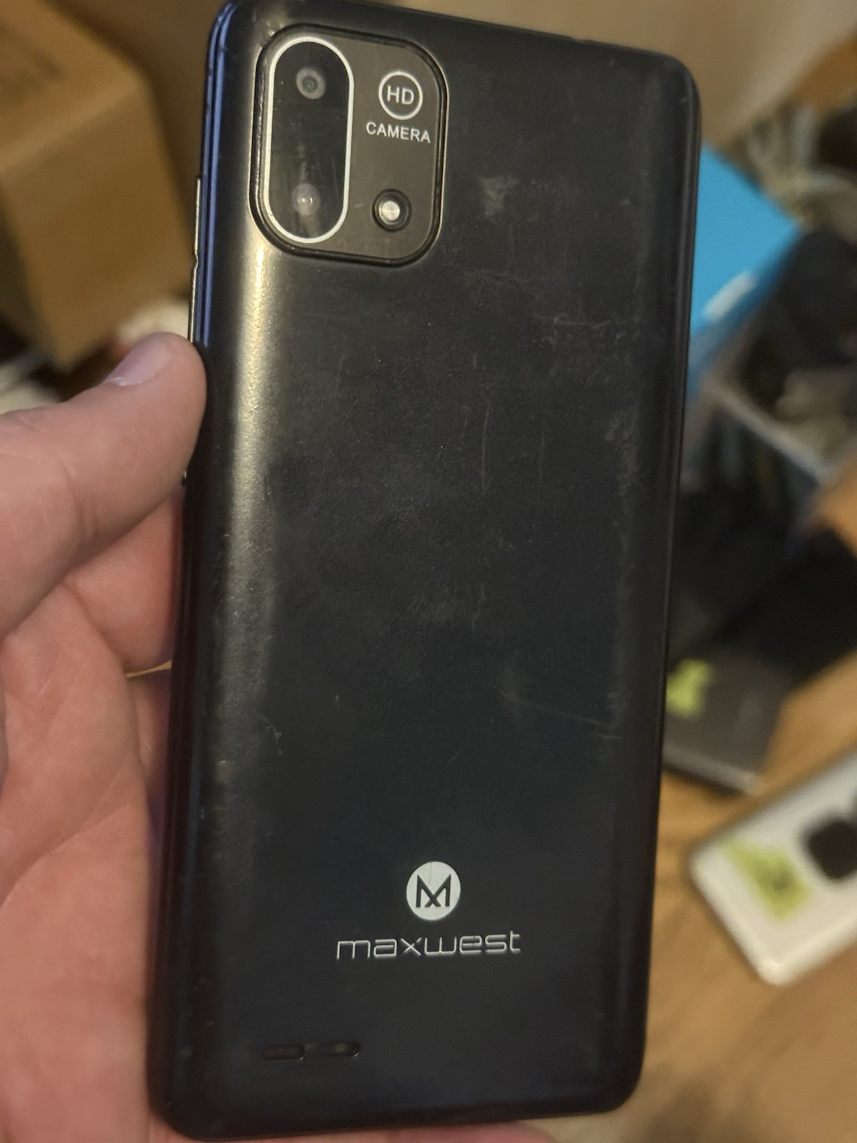 Maxwest Nitro 55Q 16GB Black (GSM Unlocked) Dual SIM Smartphone – K8460 ( Parts)
