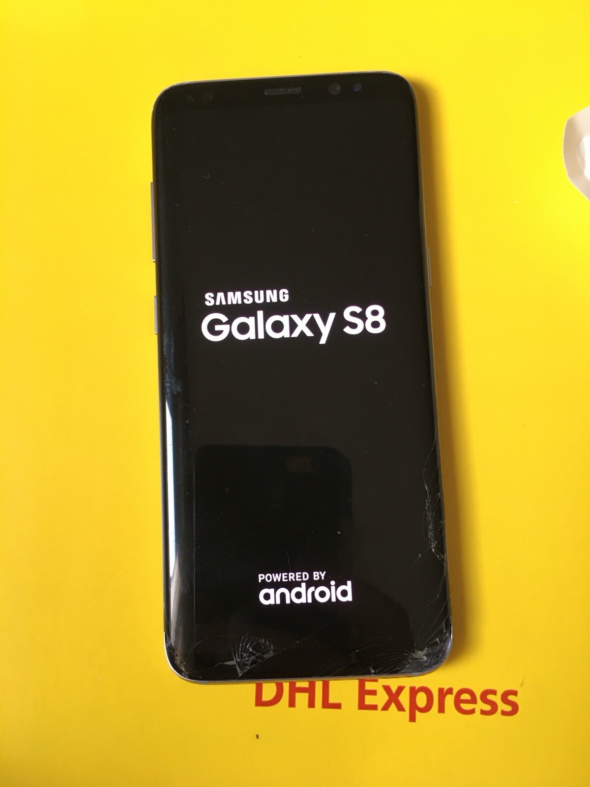 Samsung Galaxy S8 Smartphone with Cracked Display. S8 with Cracked Display!