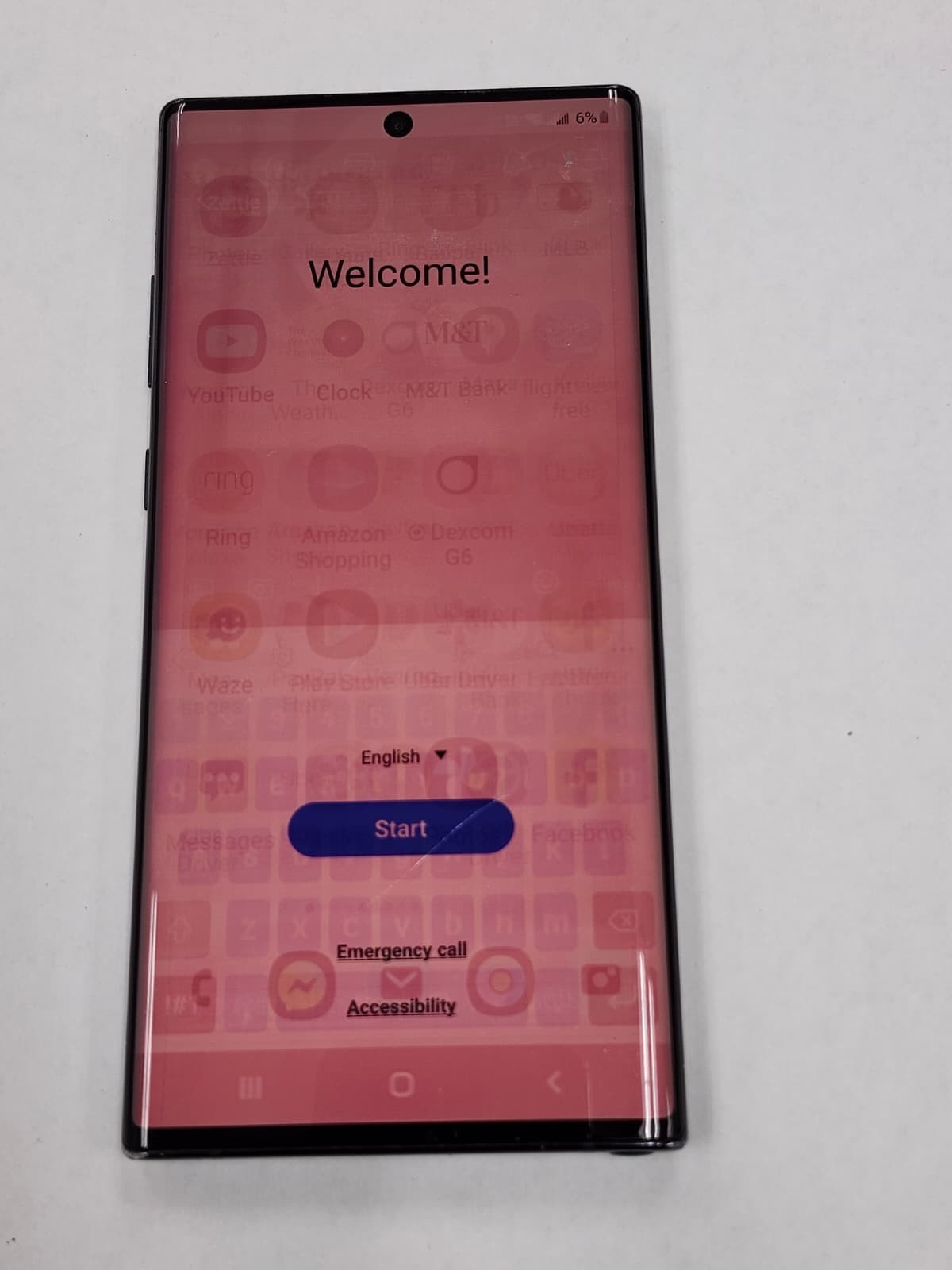DEFECTIVE – Samsung Galaxy Note 10+ 5G – 256GB – Black – GSM Unlocked – 12035