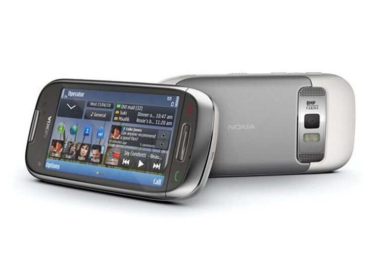 C7-00 Nokia C7 3G Wifi A-GPS Java 8MP camera mobile phone 8GB internal storage