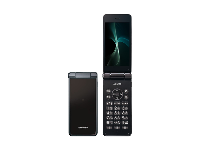 SHARP AQUOS KEITAI BLACK SH-N01 Android Flip Phone Unlocked 601SH NEW JAPAN