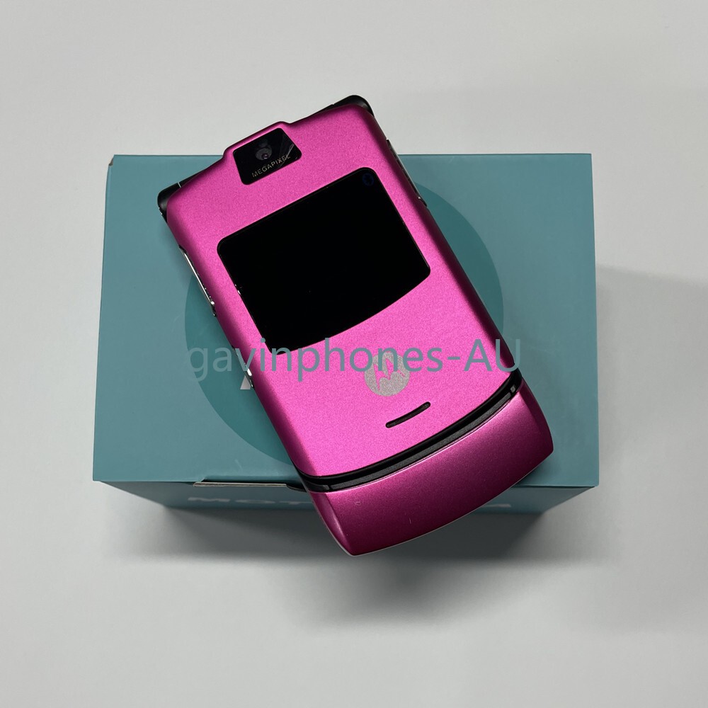 Original Motorola RAZR V3 MP4 Unlocked GSM 850/900/1800/1900 Flip Mobile Phone