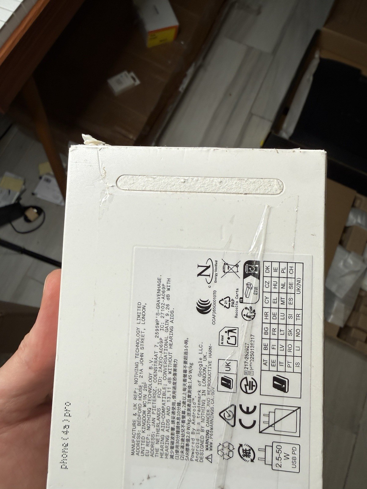 Nothing Phone (4a) Pro 5G Silver 256GB/12GB US Factory Unlocked *Imperfect Box*