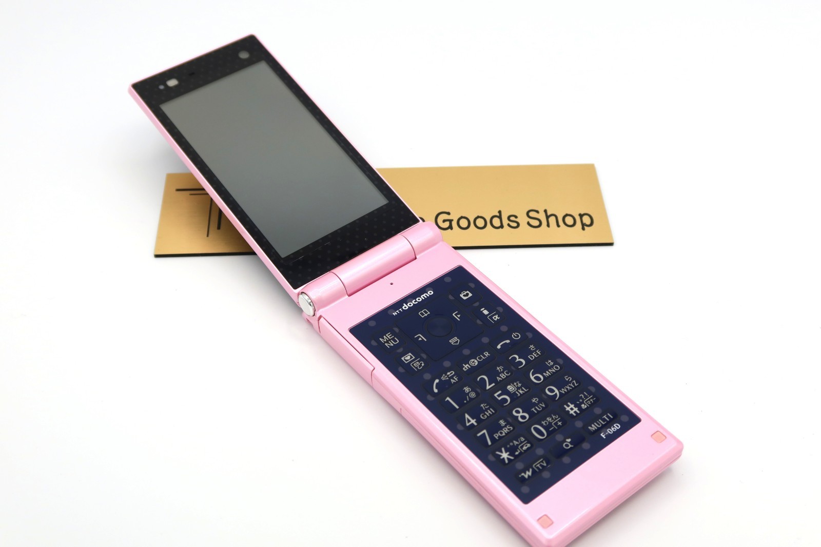 [B] Fujitsu F-06D Style Series Flip Nicola Girls’ Happy Pink Limited Item Japan