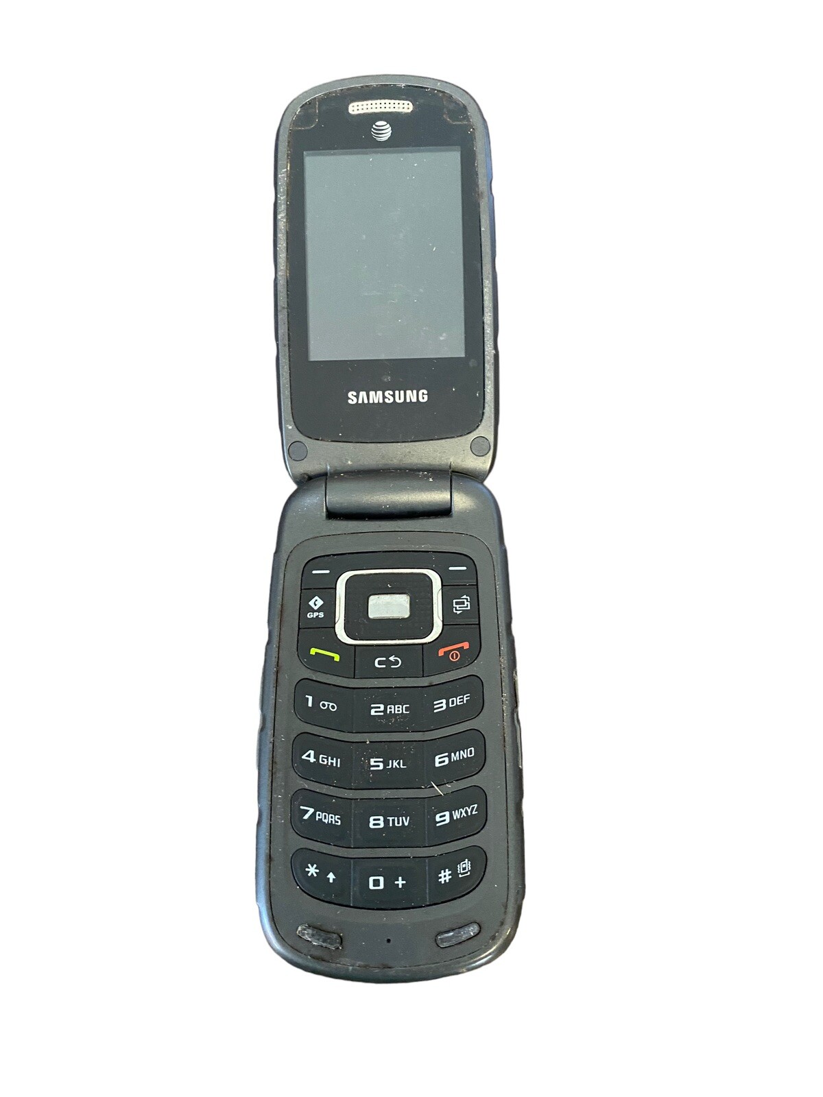 Samsung Rugby III 3 Black Cellular Flip Phone SGH-A997 Untested