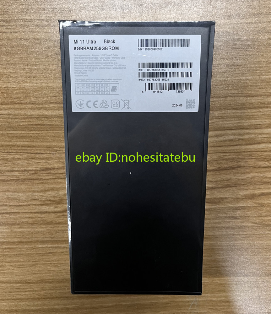 Unlocked Xiaomi Mi 11 Ultra 5G Dual SIM 256/512GB 6.81″ 50MP 5000mAh New Sealed