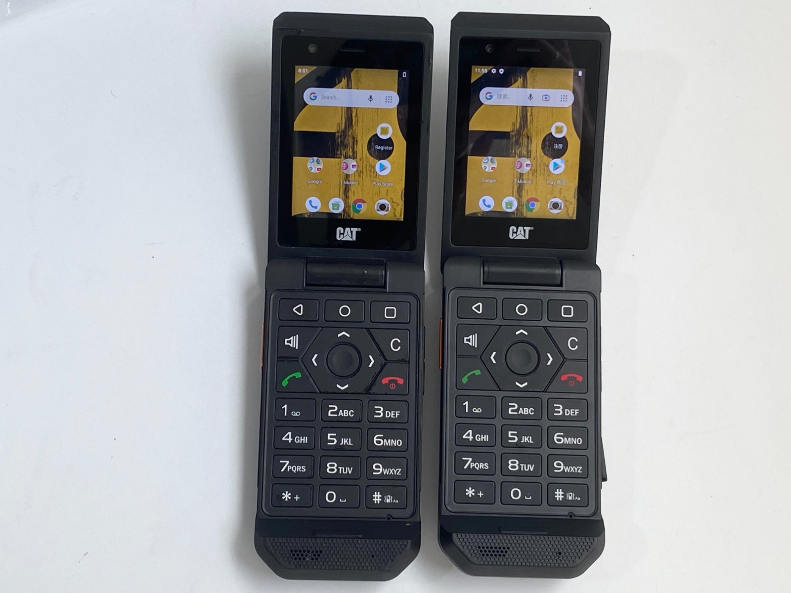 CAT S22 Rugged Flip Phone Unlocked 16GB 2.8” Touchscreen Tested Cell Phone